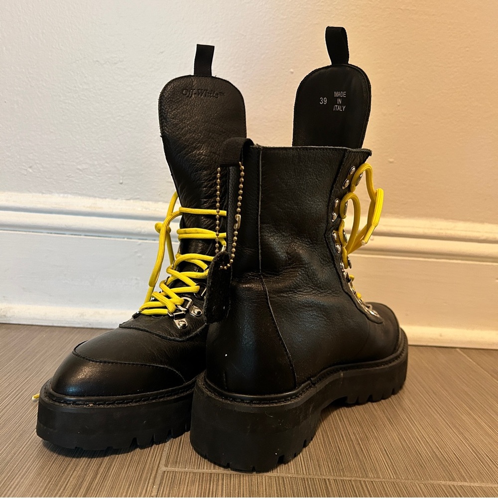 Off-White 2018 Hiking Combat Boots, size 39